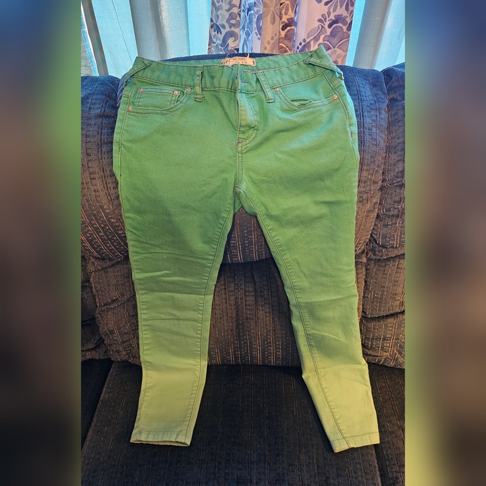 Free People Ombre Green Women's Jeans